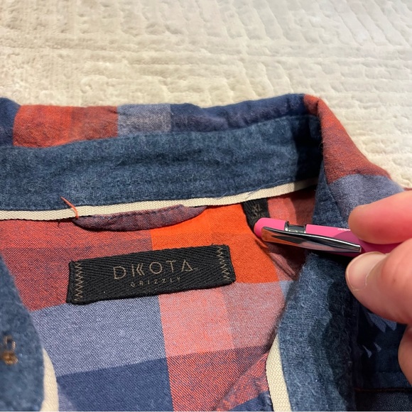 Dakota Grizzly Men’s Flannel Shirt Button Down Size XL - Picture 4 of 6